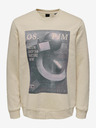 ONLY & SONS Bež moška majica ONLY & SONS Todd