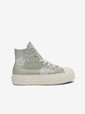Converse Svetlo zelene ženske gležnjarske superge Converse Chuck Taylor All Star Lift