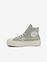 Converse Svetlo zelene ženske gležnjarske superge Converse Chuck Taylor All Star Lift