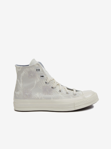 Converse Svetlo sive ženske gležnjarske superge Converse Chuck 70 Floral