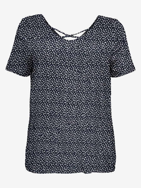 ONLY CARMAKOMA Temno modra ženska vzorčasta bluza ONLY CARMAKOMA Bandana