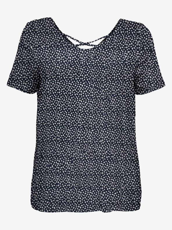 ONLY CARMAKOMA Temno modra ženska vzorčasta bluza ONLY CARMAKOMA Bandana