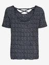 ONLY CARMAKOMA Temno modra ženska vzorčasta bluza ONLY CARMAKOMA Bandana