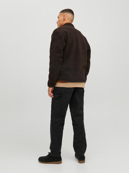 Jack & Jones Črne moške hlače Jack & Jones Kane