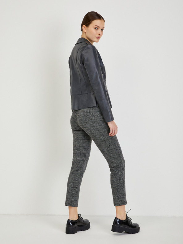 Orsay Črna ženska usnjena jakna ORSAY