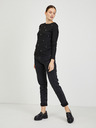 Orsay Črn ženski rebrast pulover ORSAY