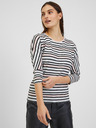 Orsay Svetlo modra ženska črtasta majica ORSAY