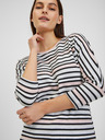 Orsay Svetlo modra ženska črtasta majica ORSAY
