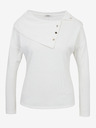 Orsay Bela ženska majica z okrasnimi detajli ORSAY