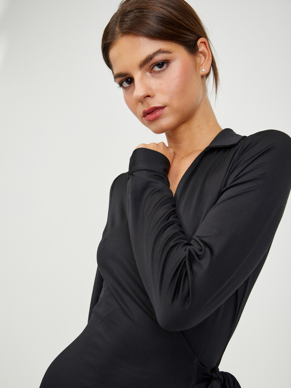 Orsay Črna ženska obleka ORSAY