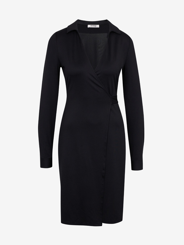 Orsay Črna ženska obleka ORSAY