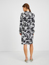 Orsay Belo-črna ženska cvetlična obleka ORSAY