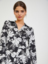 Orsay Belo-črna ženska cvetlična obleka ORSAY