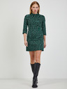 Orsay Zelena ženska vzorčasta obleka ORSAY
