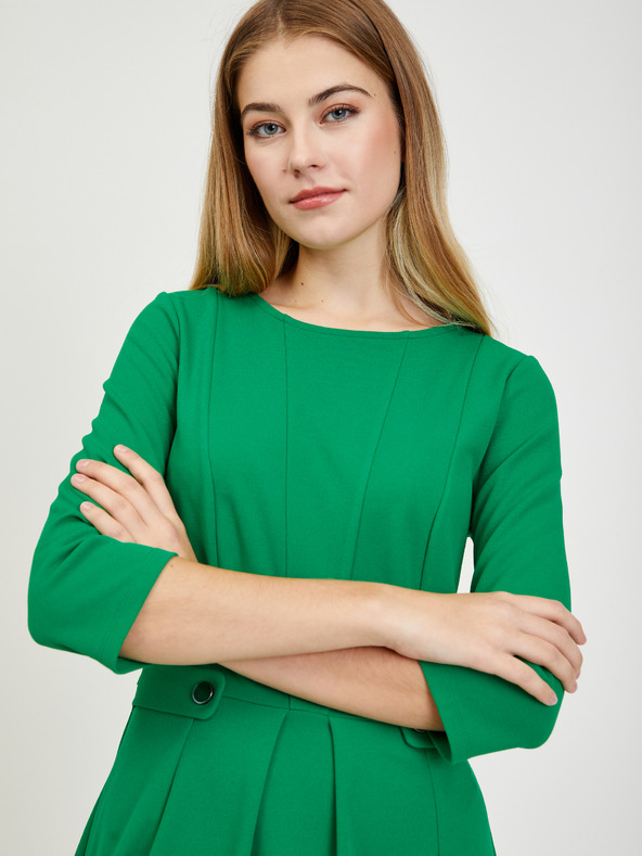 Orsay Zelena ženska obleka ORSAY