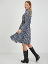 Orsay Modro-bela ženska vzorčasta obleka ORSAY