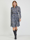 Orsay Modro-bela ženska vzorčasta obleka ORSAY