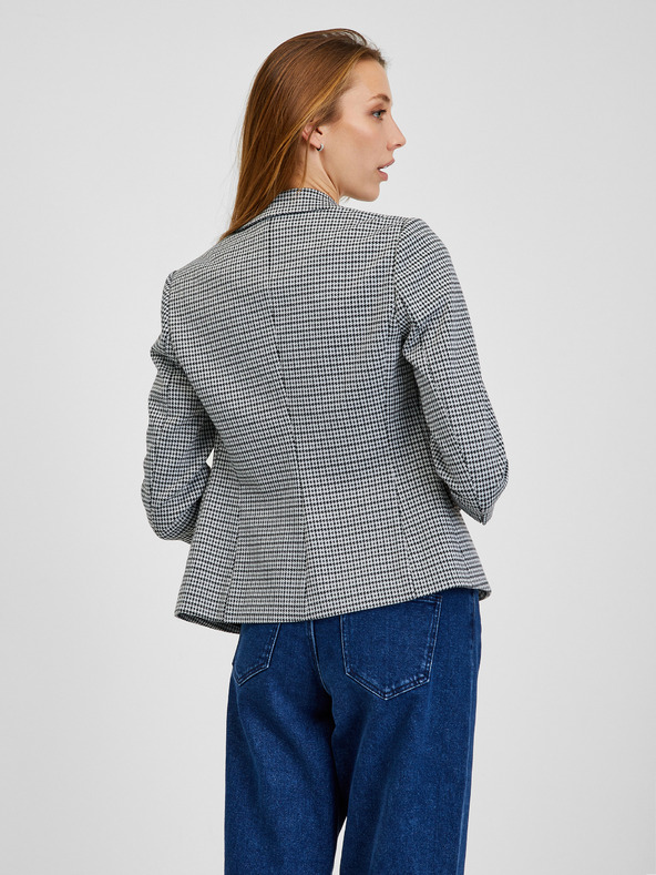 Orsay Belo-črna ženska karirasta jakna ORSAY