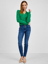 Orsay Zelen ženski kardigan z dodatkom volne ORSAY