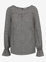 Orsay Črno-bela ženska vzorčasta bluza ORSAY