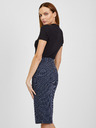 Orsay Temno modro žensko vzorčasto krilo ORSAY