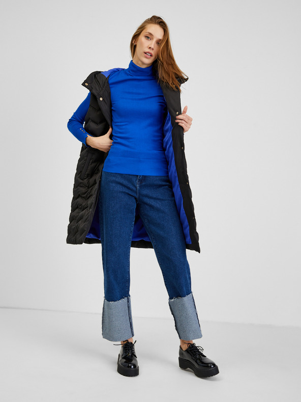 Orsay Črn ženski prešit brezrokavnik ORSAY