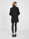 Orsay Črn ženski zimski plašč z dodatkom volne ORSAY