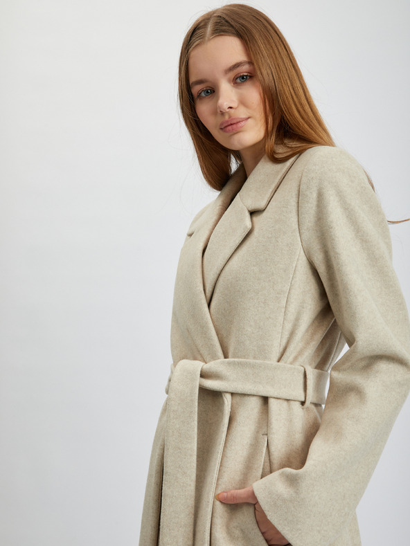 Orsay Bež ženski zimski plašč ORSAY