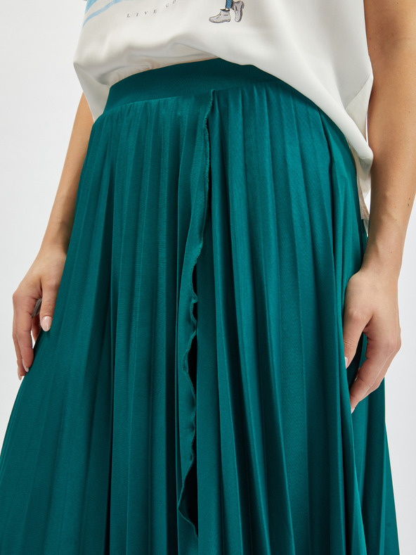 Orsay Petrolej ženska nagubana midi krilo ORSAY