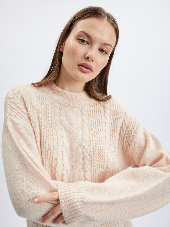 Orsay Bež ženska puloverska obleka ORSAY