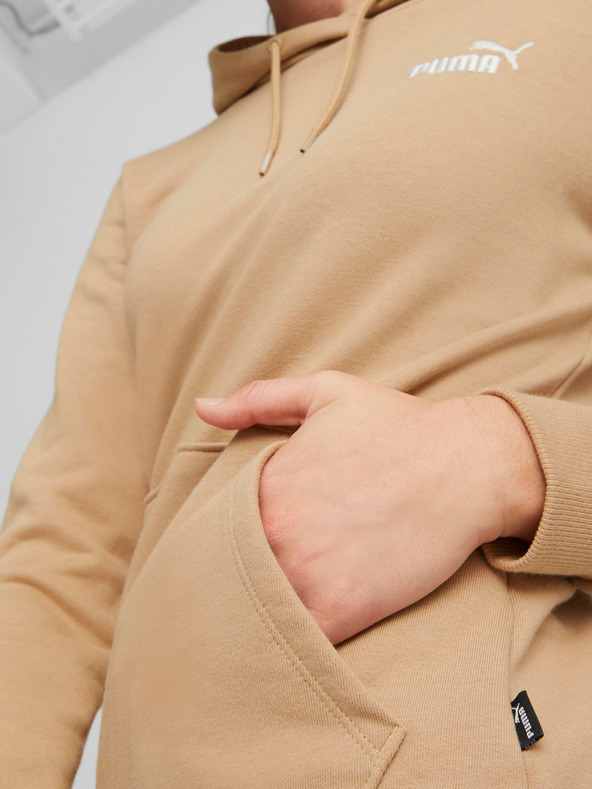 Puma Bež barva ženska jopica s kapuco Puma