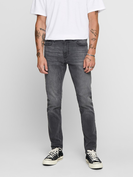ONLY & SONS Sive tanke kavbojke ONLY & SONS Warp