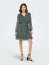 ONLY Zelena ženska cvetlična obleka ONLY Cera