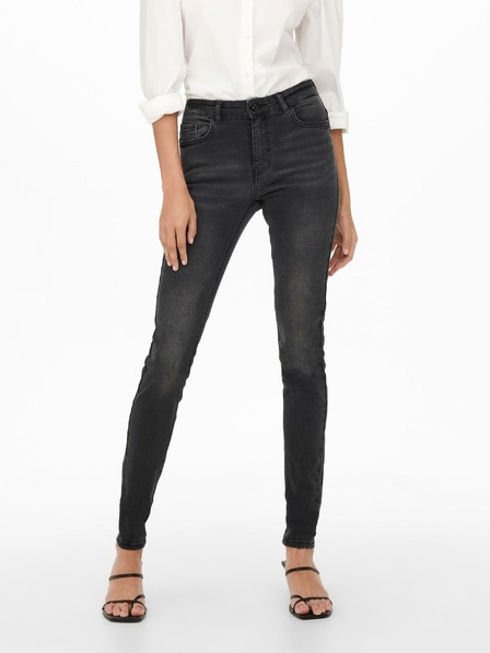 Jacqueline de Yong Črne ženske kavbojke Skinny Fit JDY Blume
