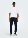 ONLY & SONS Temno modre črtaste moške hlače chino ONLY & SONS Mark