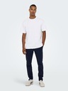 ONLY & SONS Temno modre črtaste moške hlače chino ONLY & SONS Mark