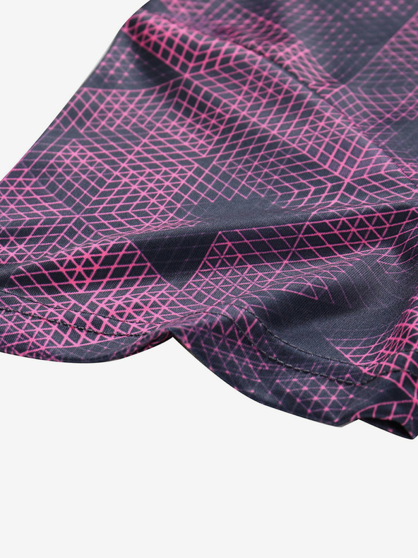 ALPINE PRO Vijolično-rožnata ženska majica ALPINE PRO QUATRA