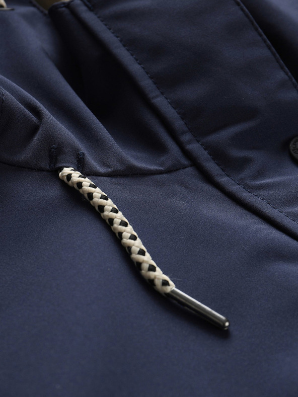 ALPINE PRO Temno moder ženski nepremočljiv plašč ALPINE PRO PERFETA