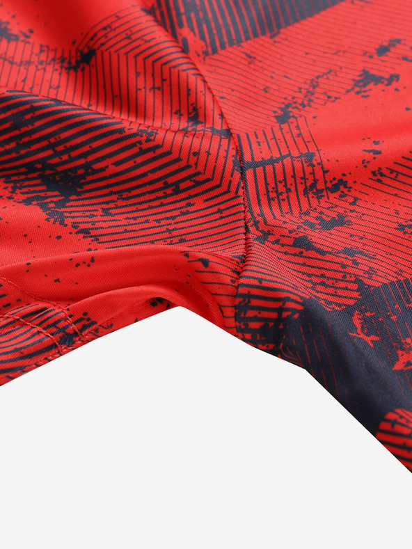 ALPINE PRO Rdeča moška funkcionalna majica ALPINE PRO QUATR