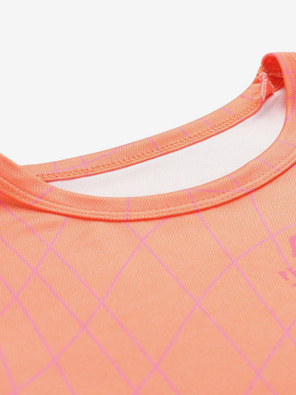 ALPINE PRO ALPINE PRO BASIKO otroška oranžna hitro sušeča se majica