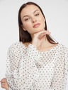 Orsay Bela ženska pikčasta bluza ORSAY