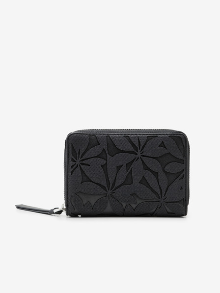 Desigual Črna ženska denarnica Desigual Onyx Marisa z vzorcem