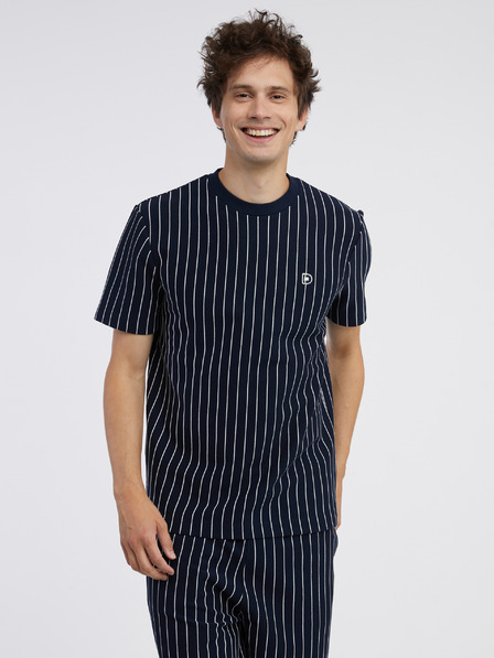 Tom Tailor Denim Temno modra moška črtasta majica Tom Tailor Denim