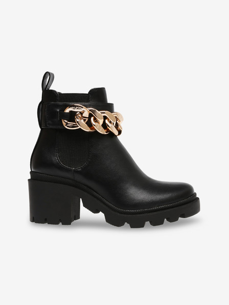 Steve Madden Črni ženski gležnjarji s peto Steve Madden Amulet