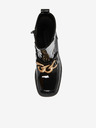 Steve Madden Črni bleščeči gležnjarji s peto Steve Madden Blooms