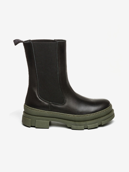 Steve Madden Črni usnjeni čevlji Steve Madden Filina