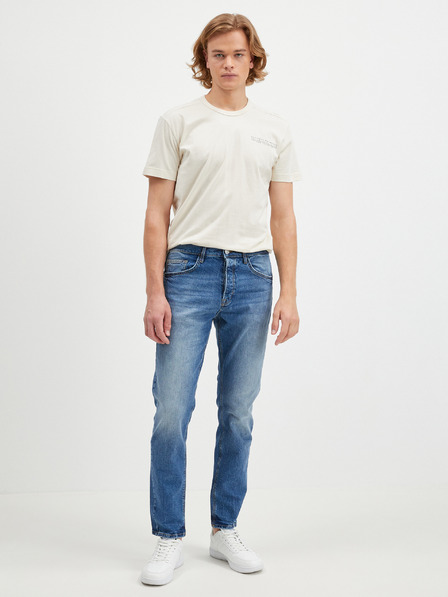 ONLY & SONS Temno modre moške kavbojke ravnega kroja ONLY & SONS Avi