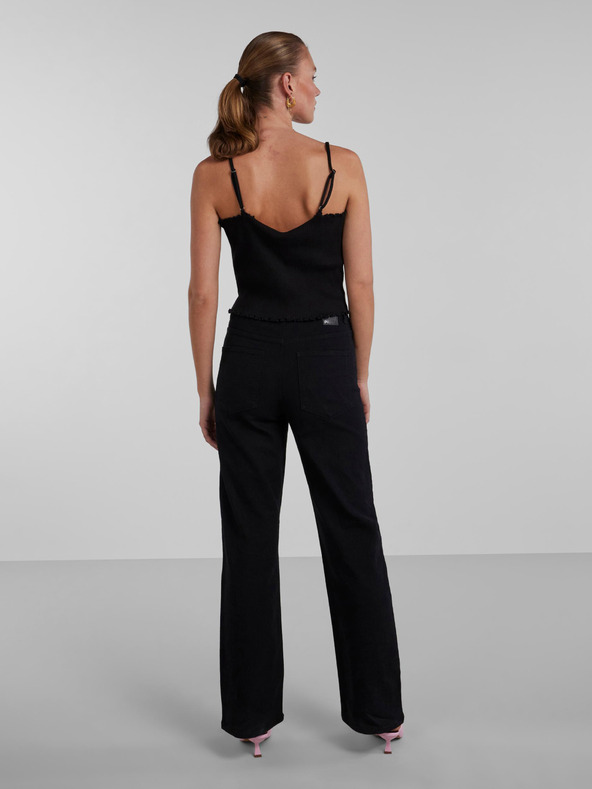 Pieces Črna ženska majica Pieces Nukisa