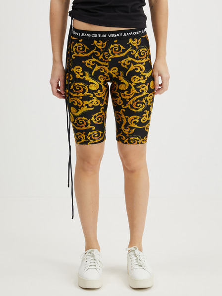 Versace Jeans Couture Versace Jeans Couture rumeno-črne ženske kratke hlače z vzorcem