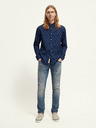 Scotch & Soda Temno modra moška srajca z vzorcem Scotch & Soda